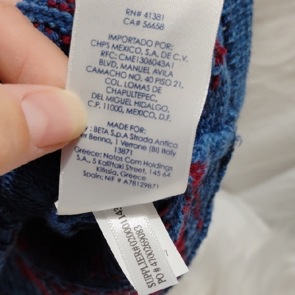 SALE! Chaps Multicolor Aztec Knit Vest Sz.1X Worn 1X #701 CRATE - Picture 7 of 10